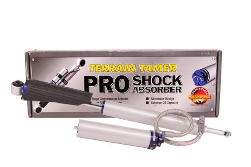 TERRAIN TAMER | Land Cruiser 200 Series GRJ200 & UZJ200 & VDJ200 With KDSS From 8/2007 Rear Shock Pair 8 Stage Adjustable With Remote Reservoir Raised Height 1.5" (TPS0015)