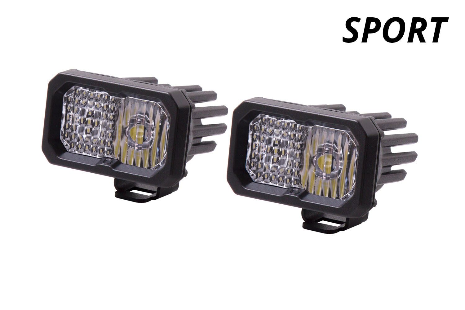 DIODE DYNAMICS | SSC2 SAE/DOT White Sport Standard LED Pod (Pair)