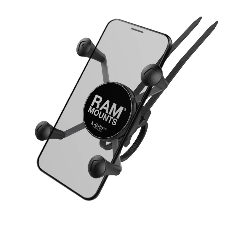 RAM MOUNTS | RAM X-Grip Phone Mount with RAM EZ-On/Off Bicycle Base
