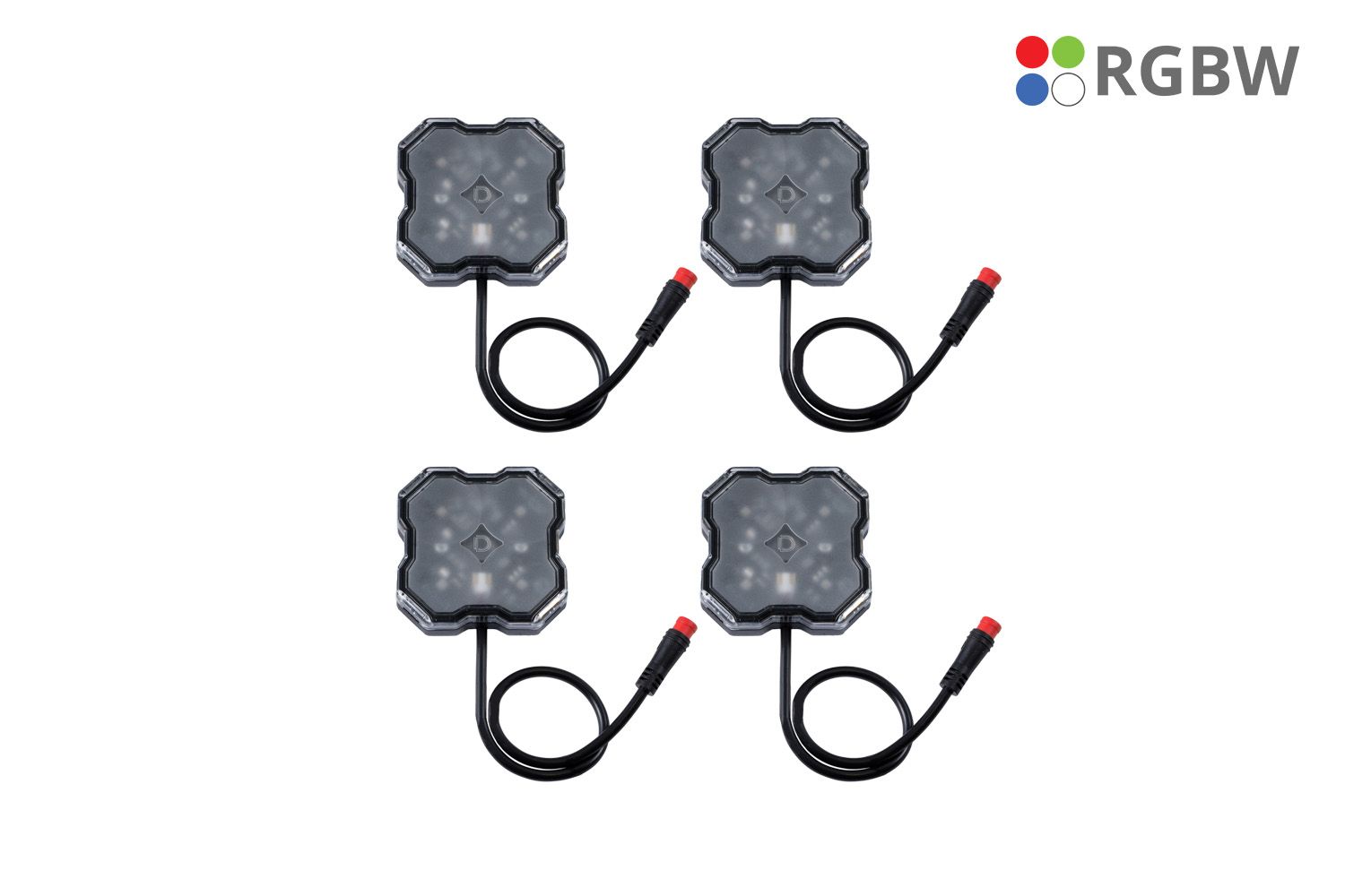 DIODE DYNAMICS | Stage Series RGBW LED Rock Light Kit (4-Pack)