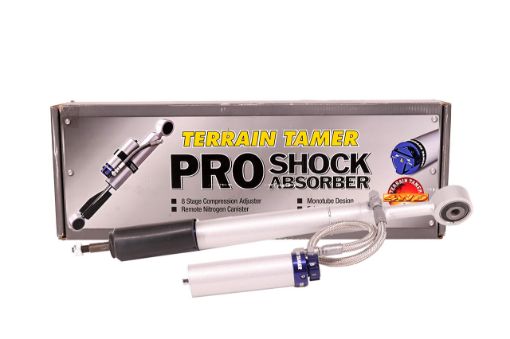 TERRAIN TAMER | Land Cruiser 200 Series GRJ200 & UZJ200 & VDJ200 With KDSS From 8/2007 Front Strut Pair 8 Stage Adjustable With Remote Reservoir Raised Height 1.5" (TPS0014)