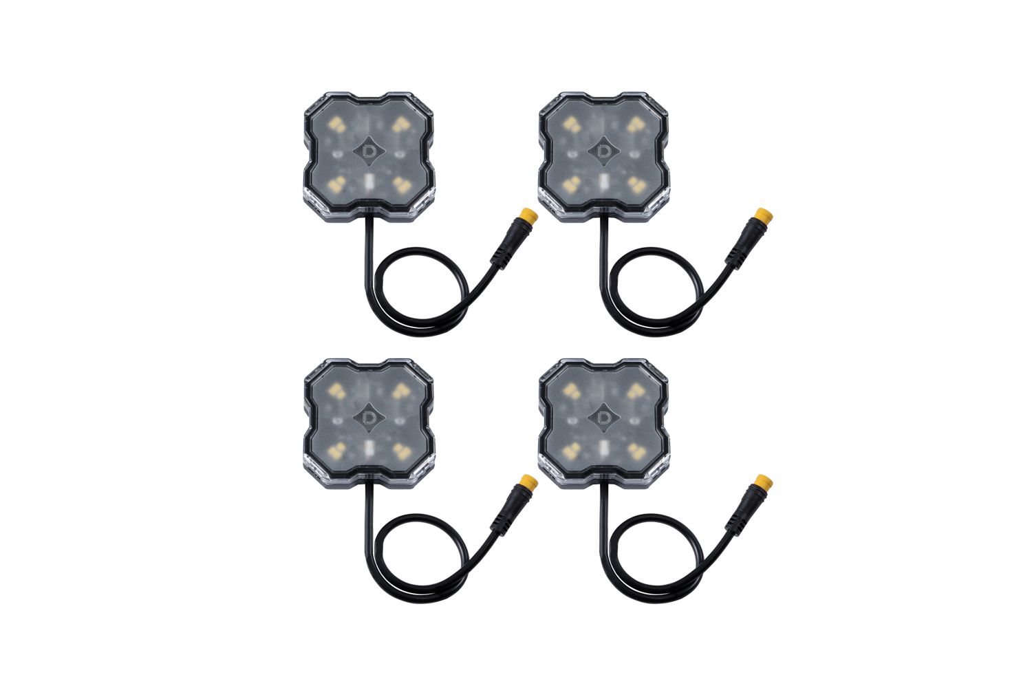 DIODE DYNAMICS | Stage Series Universal Rock Light SXS Installer Kit (4-Pack)