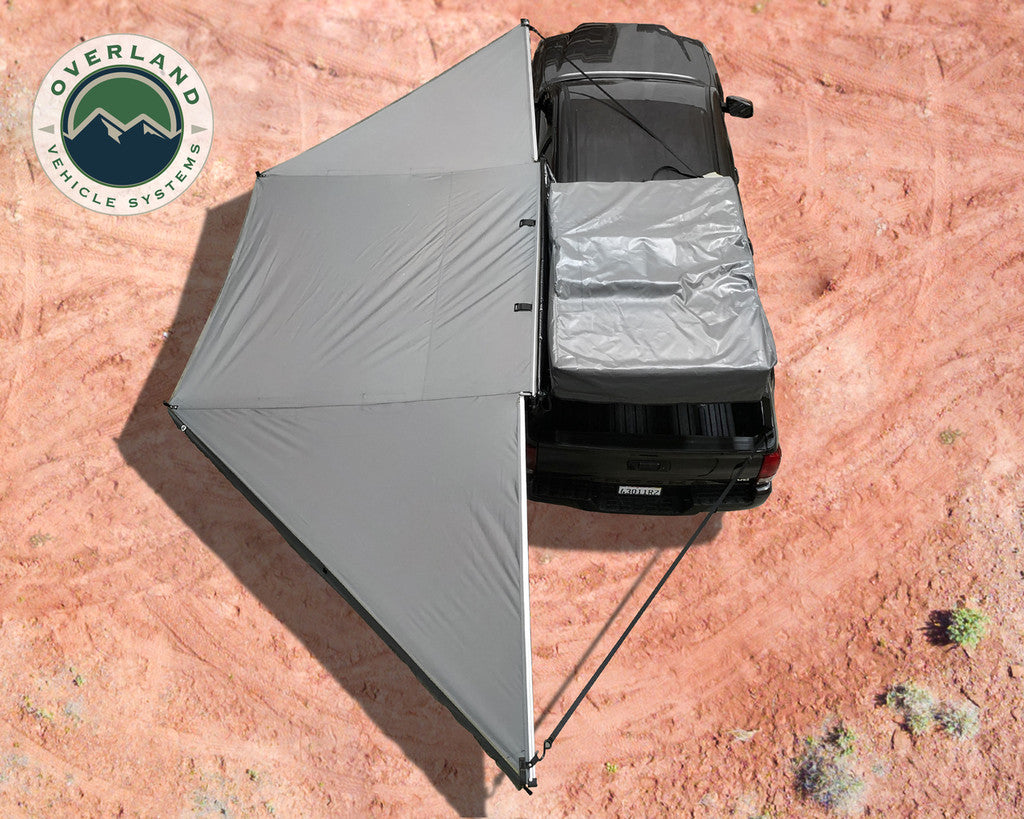 OVERLAND VEHICLE SYSTEMS | 180 Awning with Bracket Kit for Mid High Roofline Vans (19609908)