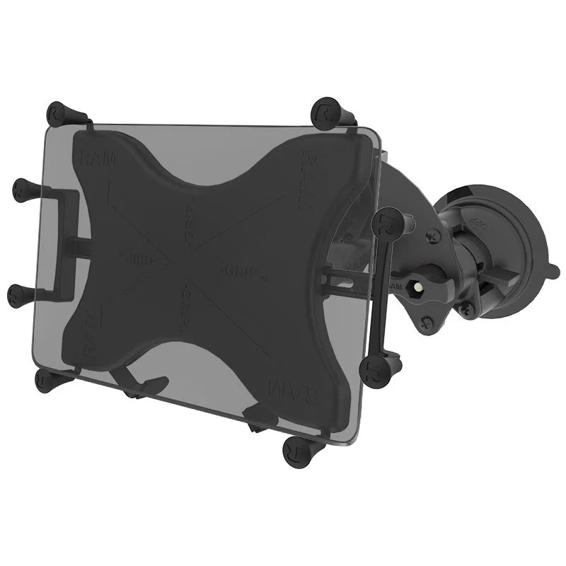 RAM MOUNTS | RAM X-Grip with Twist-Lock Pivot Suction for 9"-11" Tablets - Medium