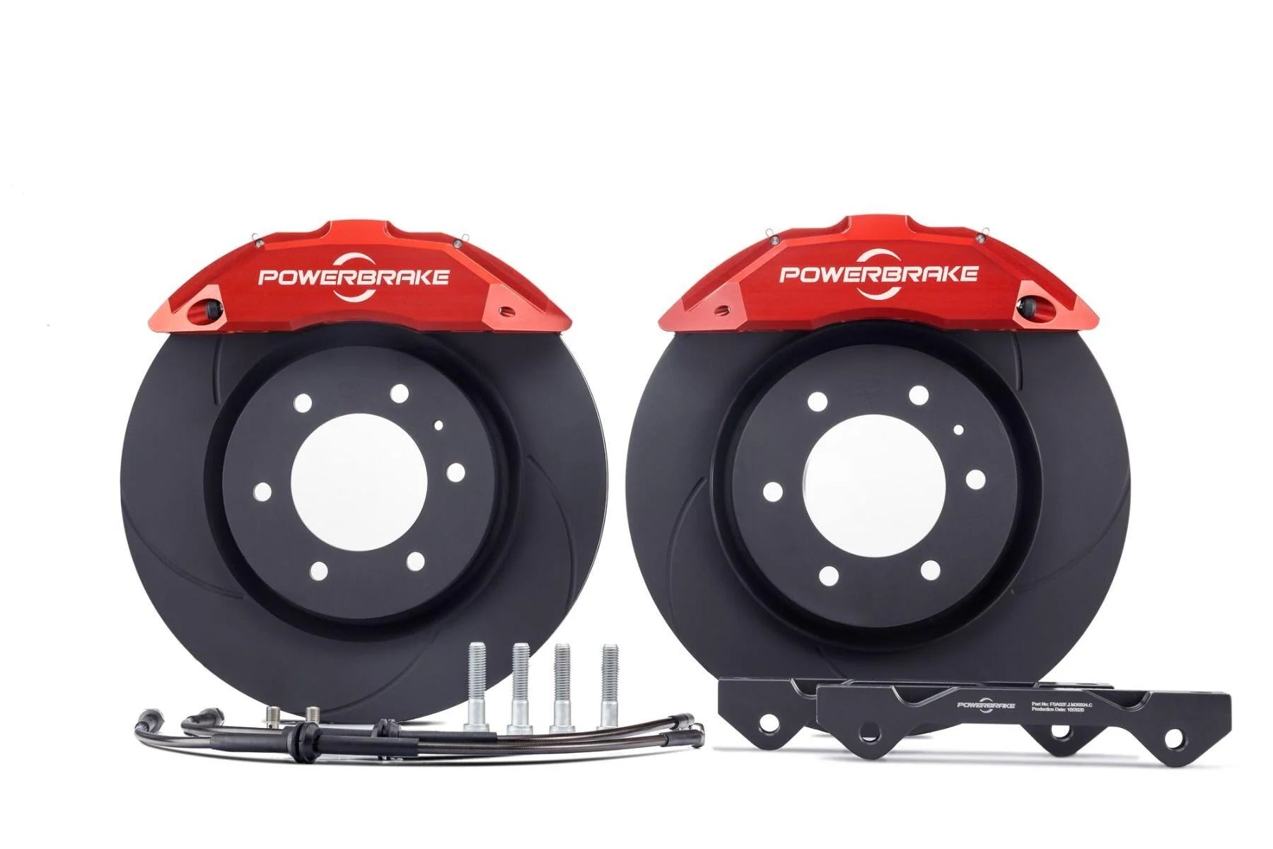 POWERBRAKE | Tundra 3rd Gen 2022-Current X1 Big Brake Kit Stage 1 Kit (TOY422RED)