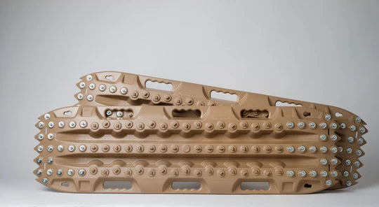 ACTIONTRAX | Metal Teeth Recovery Boards Tan (Pair) - Extreme Traction Mats