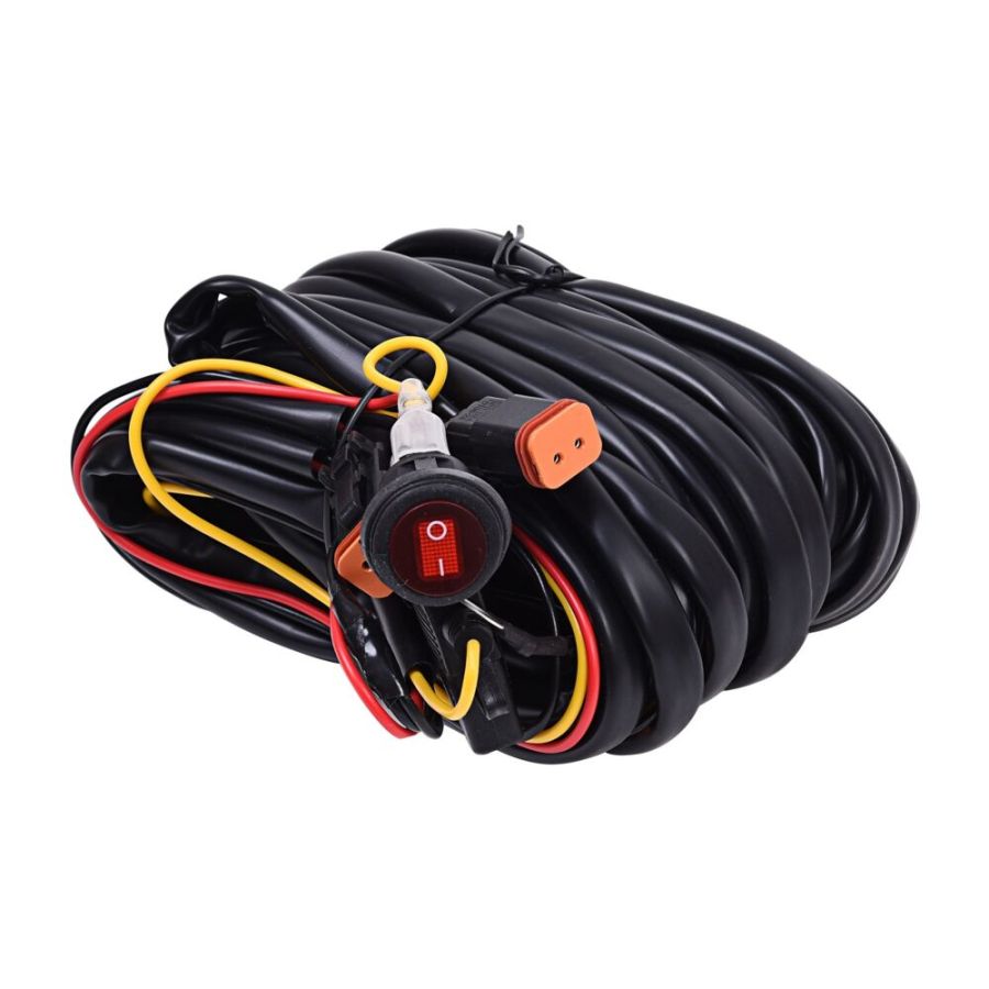KC HILITES | Wiring Harness for Two Backup Lights with 2-Pin Deutsch Connectors (63091)