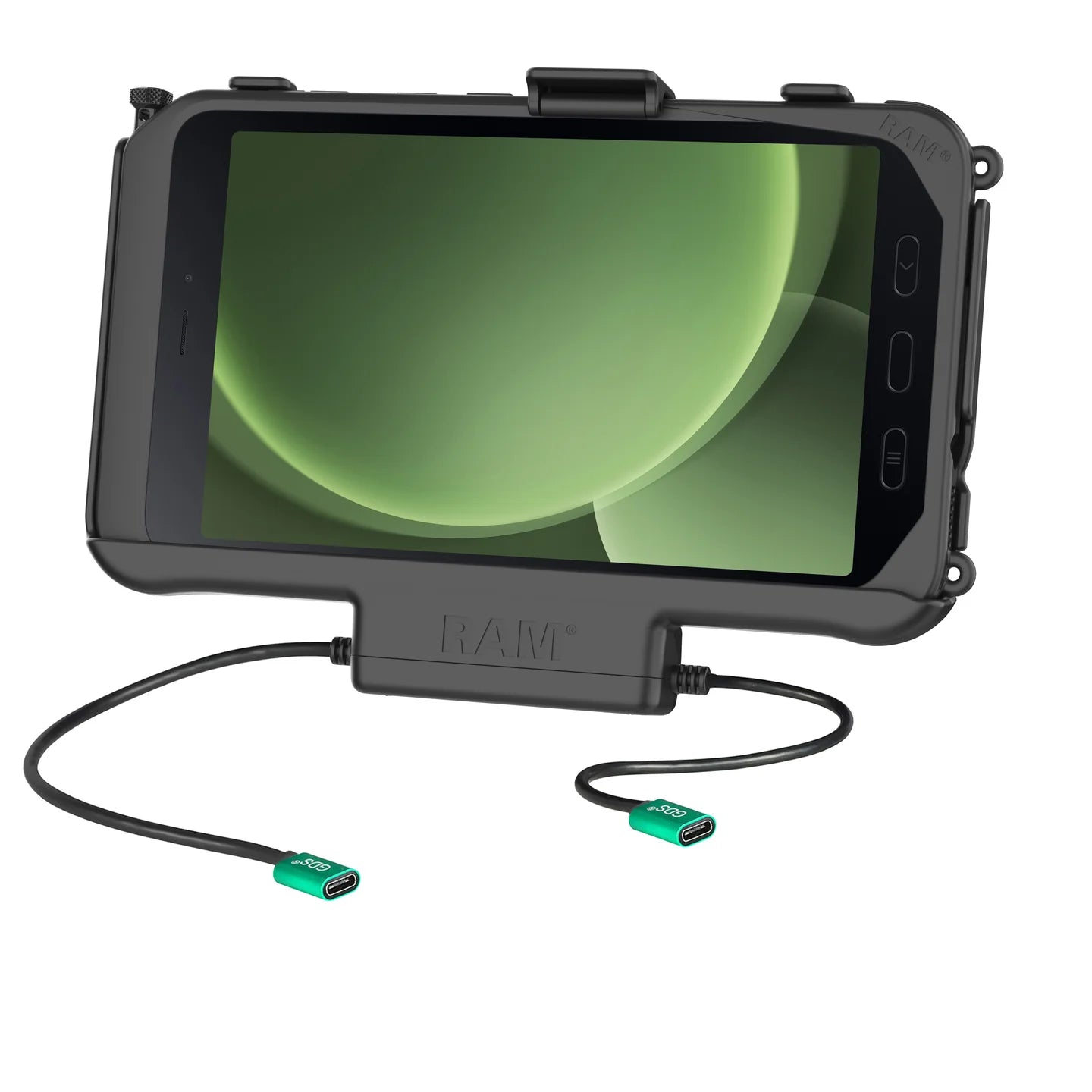 RAM MOUNTS | RAM USB-C Powered Dock + USB-C Data for Samsung Tab Active5 & 3