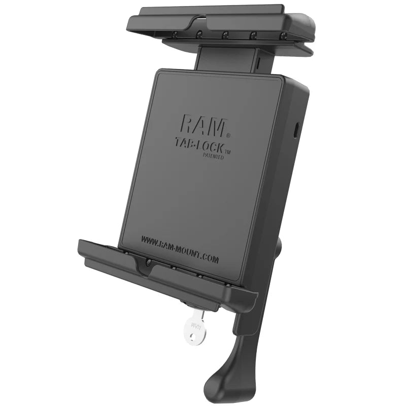 RAM MOUNTS | RAM Tab-Lock Universal Spring Loaded Holder for 8" Tablets with Case