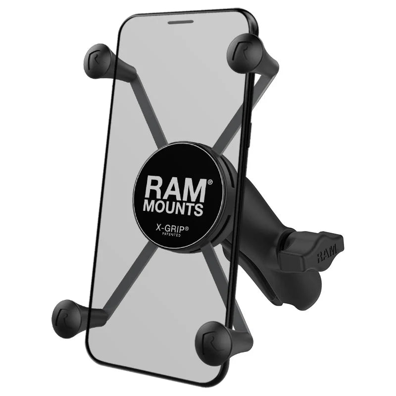 RAM MOUNTS | RAM X-Grip Large Phone Mount with Composite Double Socket Arm