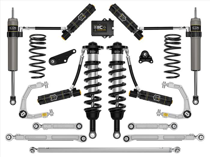 ICON VEHICLE DYNAMICS | Tacoma 4th Gen 2024 1.25-3"Lift Stage 13 Suspension System Billet (K53303)