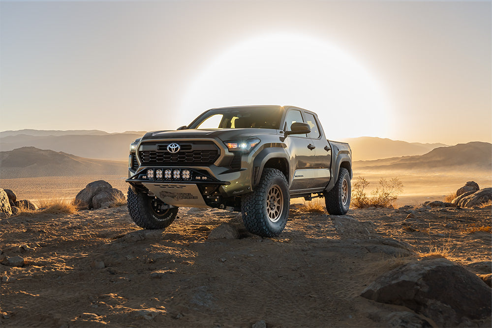 TOTAL CHAOS FABRICATION | Tacoma 4th Gen (2024 - Present) Mid Travel Lift Kit W - Front & Rear 2.5 Inch Diameter Adjustable King Shocks (24-25-K3A) - (Call To Order)