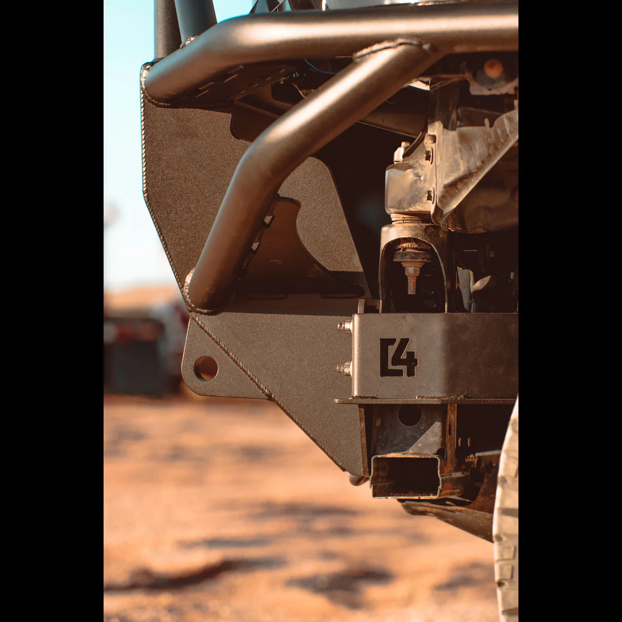 C4 FABRICATION | Tacoma 2nd Gen Hybrid Front Bumper Without Wider Bumper