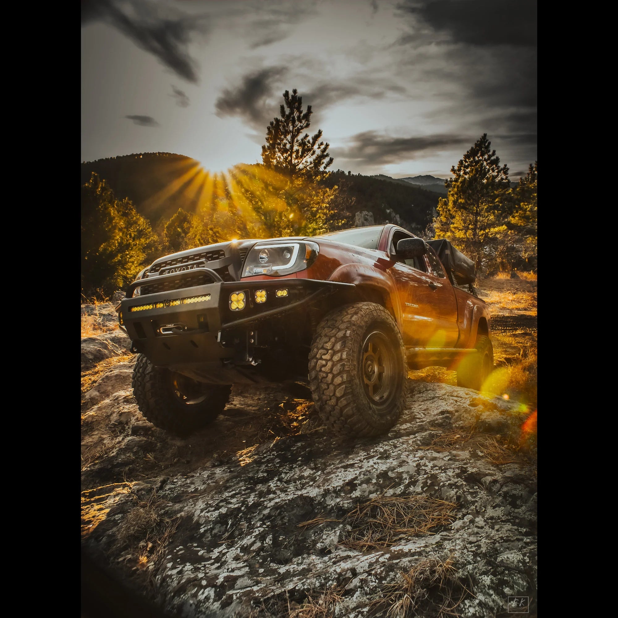 C4 FABRICATION | Tacoma 2nd Gen Hybrid Front Bumper Without Wider Bumper