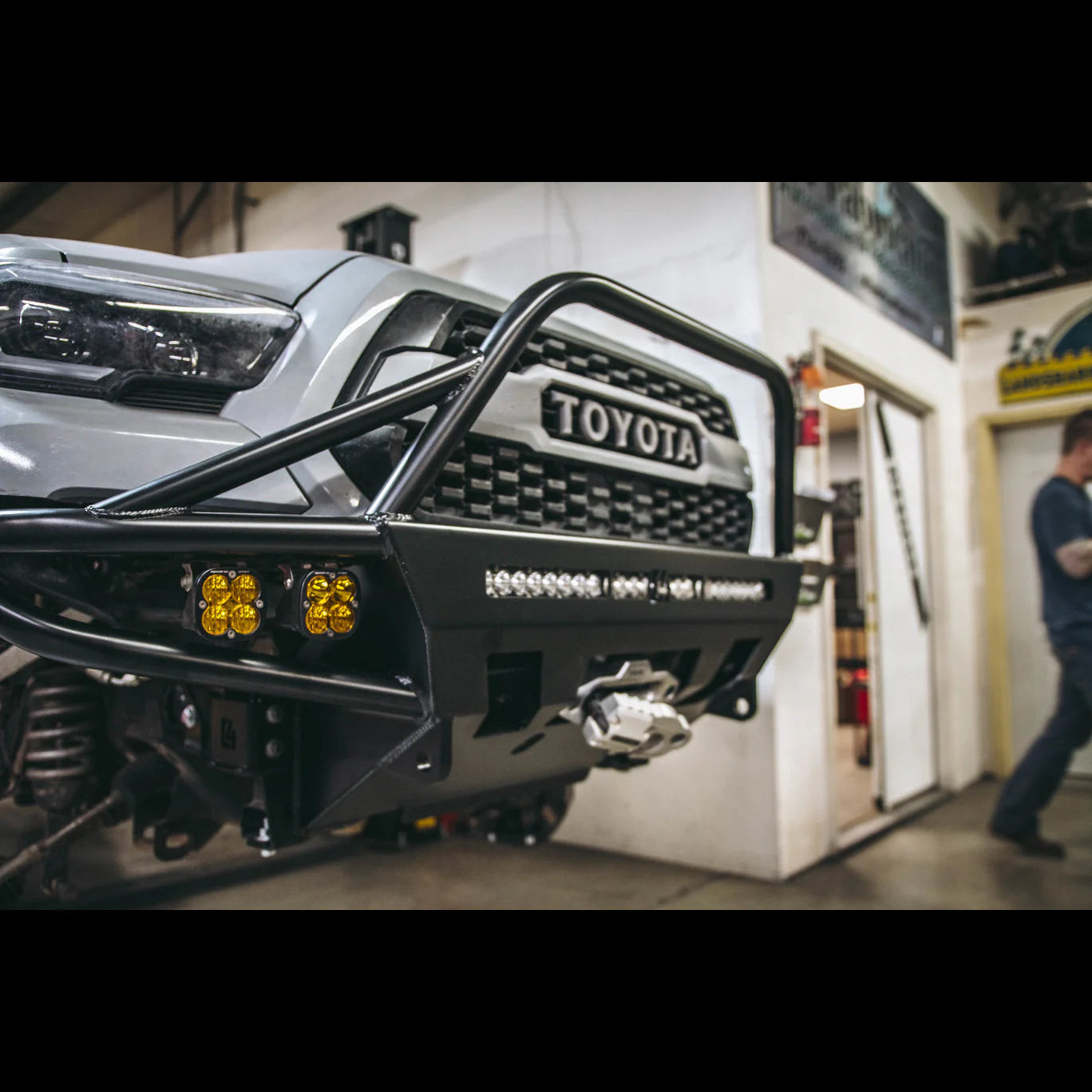 C4 FABRICATION | Tacoma 3rd Gen 2016-2023 Hybrid Front Bumper No Bull Bar