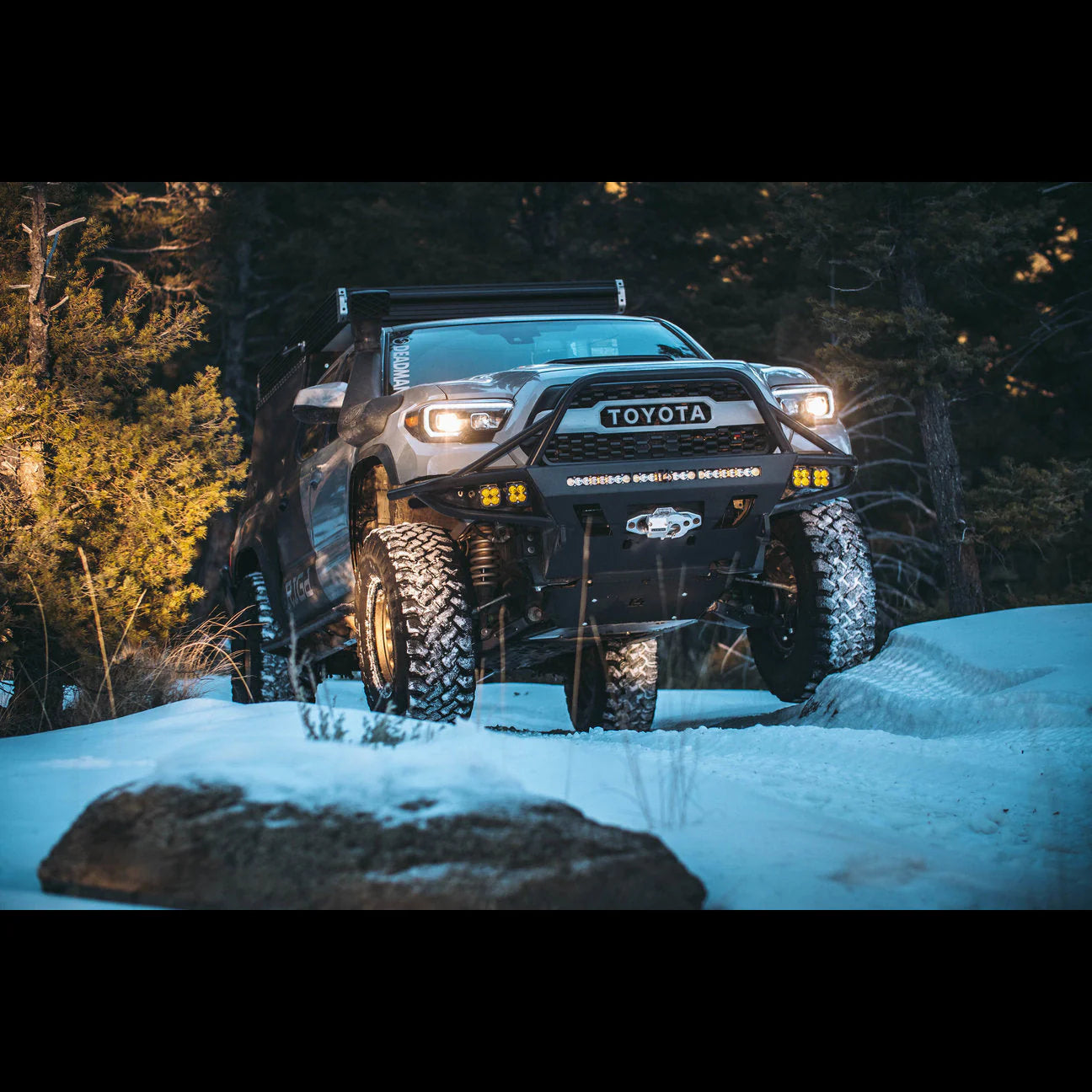 C4 FABRICATION | Tacoma 3rd Gen 2016-2023 Hybrid Front Bumper No Bull Bar