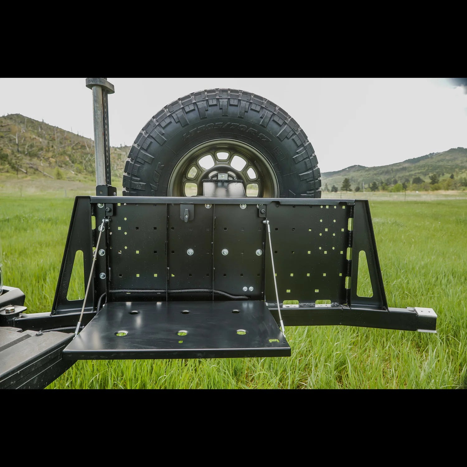 C4 FABRICATION | Tacoma 3rd Gen 2016-2023 Overland Series High Clearance Rear Bumper with Side Tubing