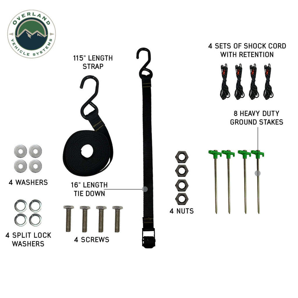 OVERLAND VEHICLE SYSTEMS | Nomadic 270 LTE Passenger Side 270 Degree Awning (19689909)