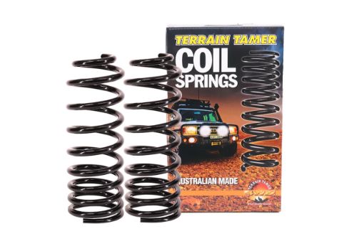 TERRAIN TAMER | Land Cruiser Prado 90 Series 90 & 95 4/1996 - 8/2002 Rear Coil Spring Raised Height 1.5" 220lb-660lb Heavy Duty (TTCS-1508)