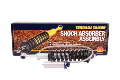 TERRAIN TAMER | Land Cruiser Prado 120 Series From 9/2002 & 4Runner GRN & KDN & TRN & UZN & VZN215 2003-2009 Front Coil Over Shock Pair Raised Height 1.5" 220lb Pro Shock Without KDSS (TTCSA-002PHD)