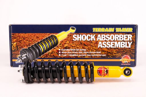 TERRAIN TAMER | Land Cruiser Prado 90 Series 90 & 95 4/1996 - 8/2002 Front Coil Over Shock Assy Pair Raised Height 1.5" 220lb (TTCSA-014)