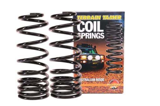 TERRAIN TAMER | Land Cruiser Prado 120 Series From 9/2002 & 4Runner 4th Gen GRN & KDN & TRN & UZN & VZN215 2003-2009 Rear Coil Spring Raised Height 1.5" 220lb-550lb Progressive Rate With & Without KDSS (TTCS-2343)