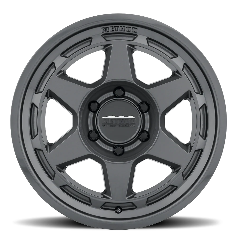 METHOD RACE WHEELS | 708 HD Gloss Titanium Heavy Duty Bead Grip Single Wheel (MR70889052830H)