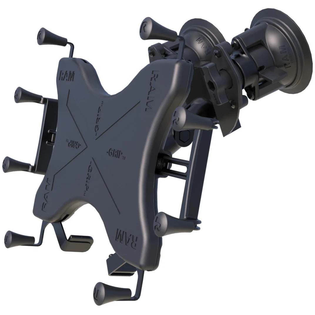 RAM MOUNTS | RAM X-Grip with RAM Twist-Lock Pivot Suction for 12"-13" Tablets
