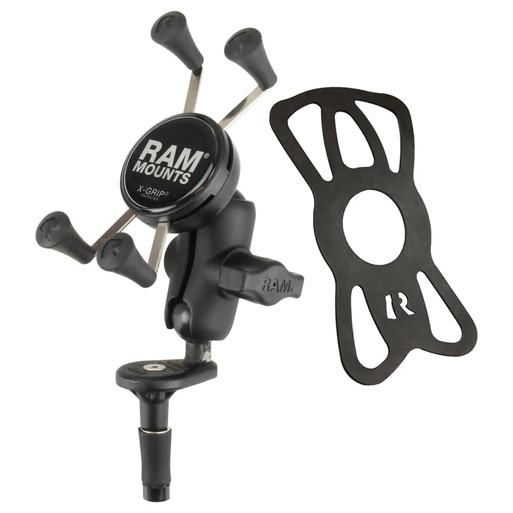 RAM MOUNTS | RAM X-Grip Phone Holder with Motorcycle Fork Stem Base