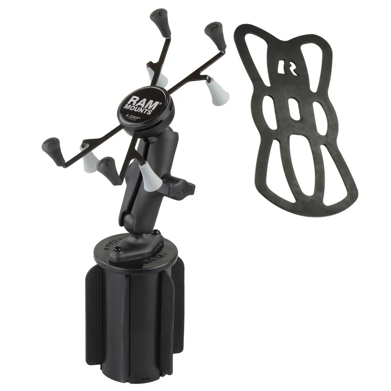 RAM MOUNTS | RAM X-Grip with RAM-A-CAN II Cup Holder Mount for 7"-8" Tablets