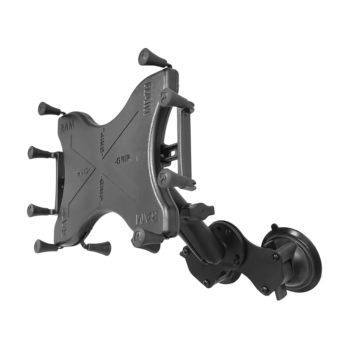 RAM MOUNTS | RAM X-Grip with Twist-Lock Dual Suction for 9"-11" Tablets - Long