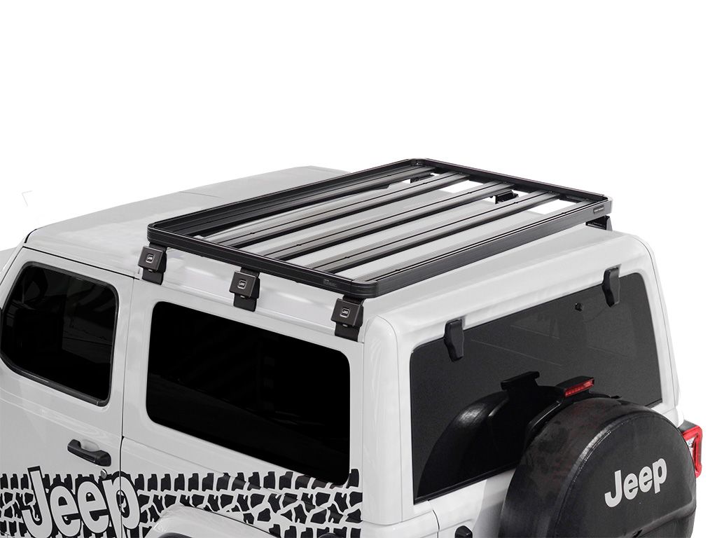 FRONT RUNNER | Jeep Wrangler JL 2 Door 2018-Current Slimline II 1/2 Roof Rack Kit (KRJW026T)