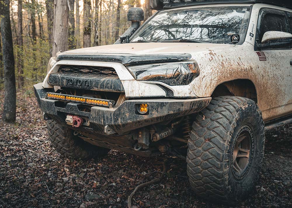 BACKWOODS ADVENTURE MODS | 4Runner 5th Gen 2010-2024 Hi-Lite Overland Front Bumper No Bull Bar (BWT4R5-103XXBBB)