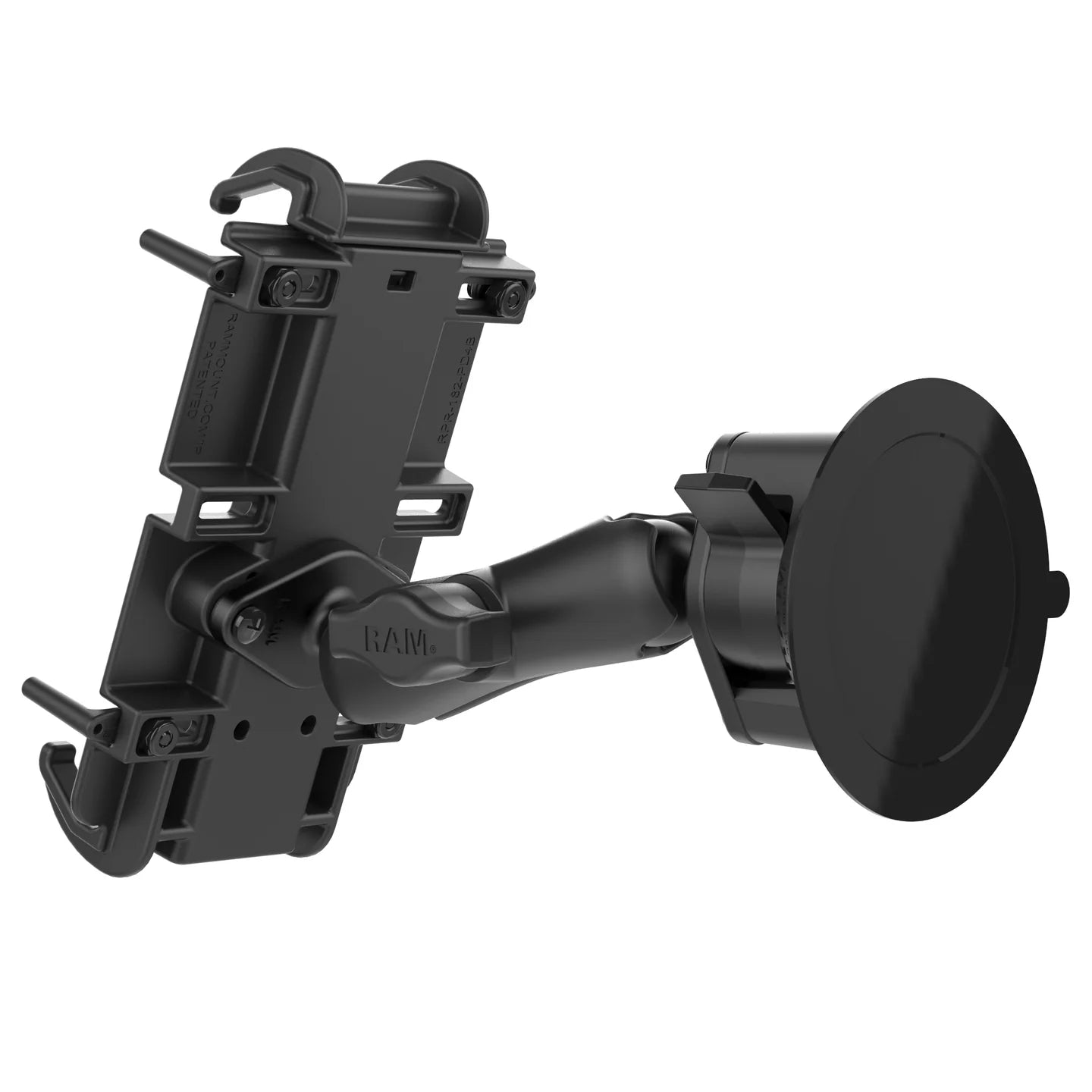 RAM MOUNTS | RAM Quick-Grip XL Phone Mount with Twist-Lock Suction Cup - Medium