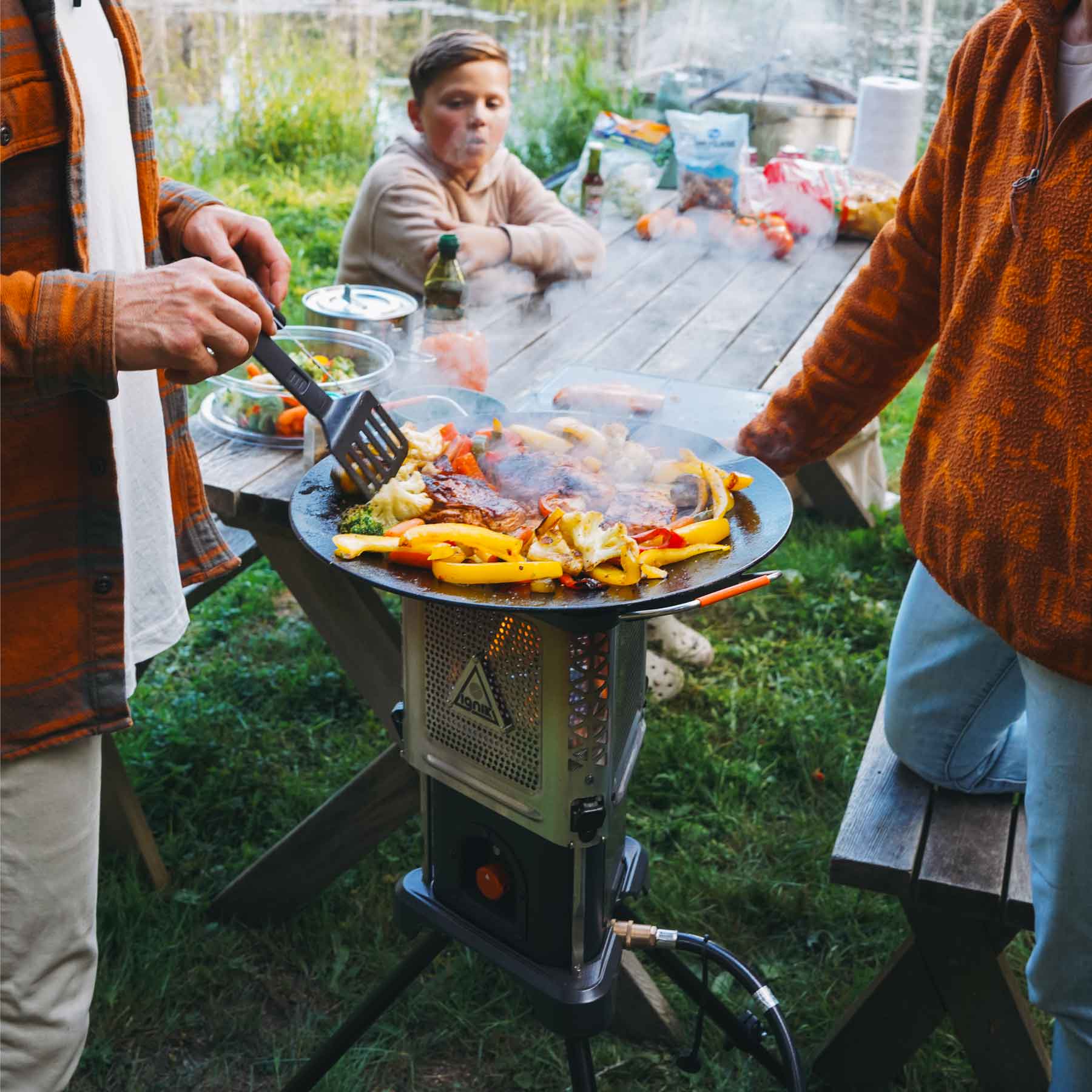 IGNIK OUTDOORS | Skullet Deluxe Heater Stove Cook Set