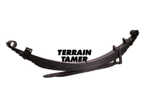 TERRAIN TAMER | Land Cruiser 40 Series BJ43/45/46 & FJ45 & HJ47 From 7/1980 Rear Leaf Spring Raised Height 2" 1100lb LWB Extra Heavy Duty (TLC006EHD)