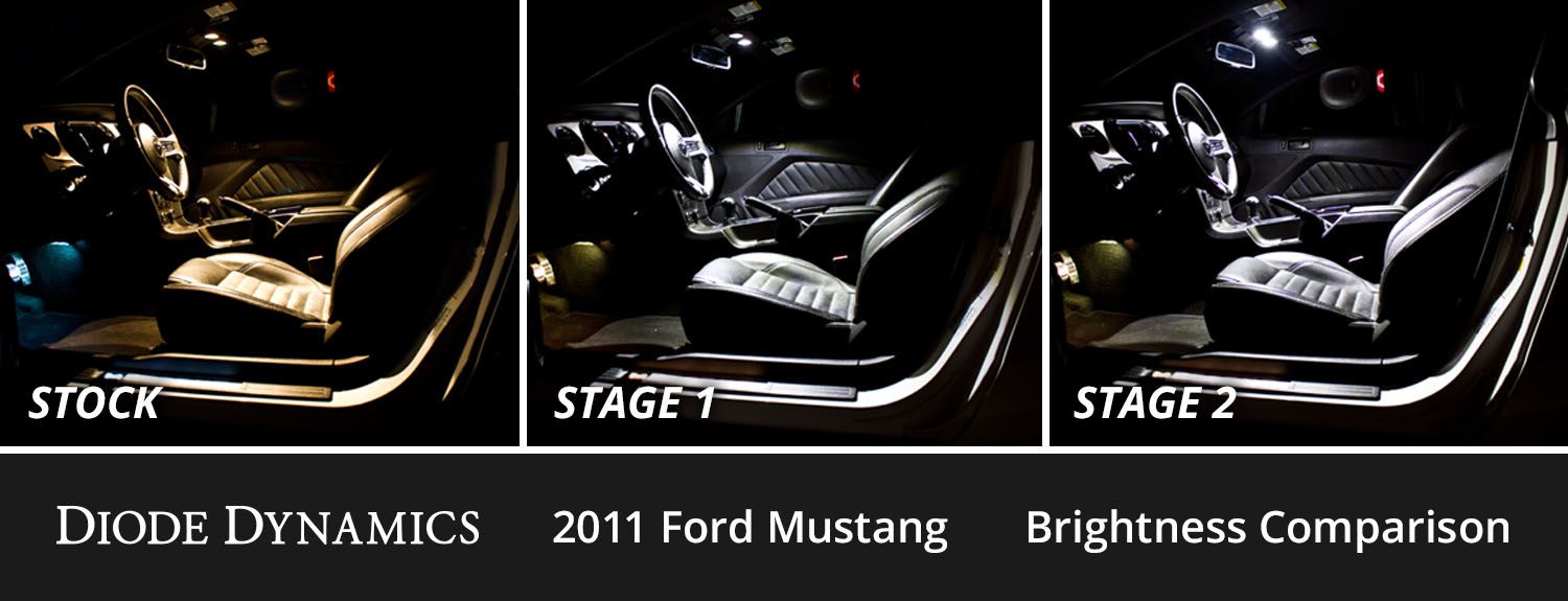 DIODE DYNAMICS | Ford Mustang 2010-2014 Interior LED Conversion Kit