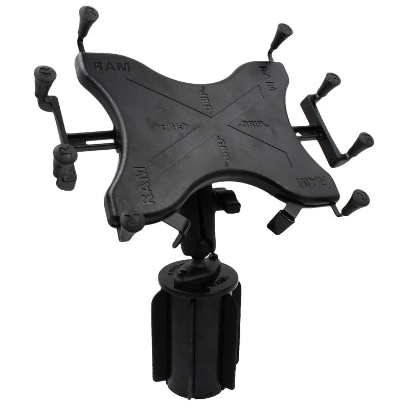 RAM MOUNTS | RAM X-Grip with RAM-A-CAN II Cup Holder Mount for 12"-13" Tablets