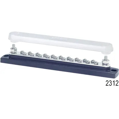 BLUE SEA SYSTEMS | Bus Bar 150 Ampere Common Buses With Cover (165628)