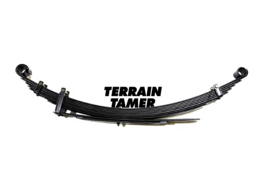 TERRAIN TAMER | Land Cruiser 70 Series BJ75 & FJ75 & HJ75 From 11/1984 & FZJ75 & HZJ75 & PZJ75 From 1/1990 Rear Leaf Spring Raised Height 2" 770lb to 880lb Heavy Duty Driver Side (TLC015EHD)