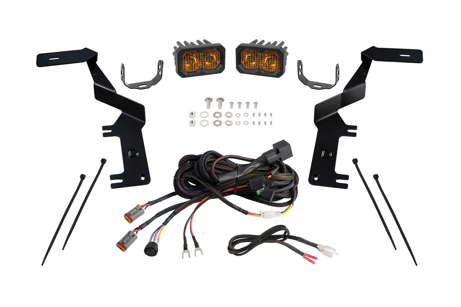 DIODE DYNAMICS | Ford Super Duty 2017-2022 Stage Series Backlit Ditch Light Kit
