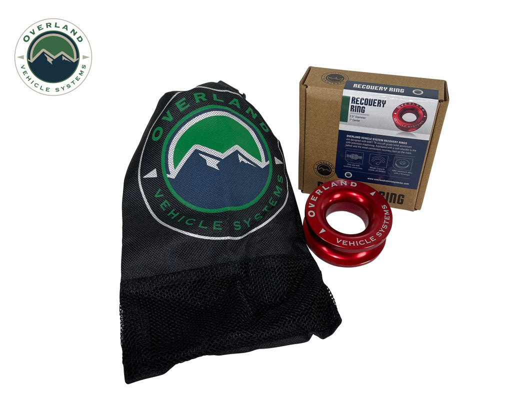 OVERLAND VEHICLE SYSTEMS | 4" X 8' Tree Savor and 2.5" Recovery Ring Combo Kit (19-4079)