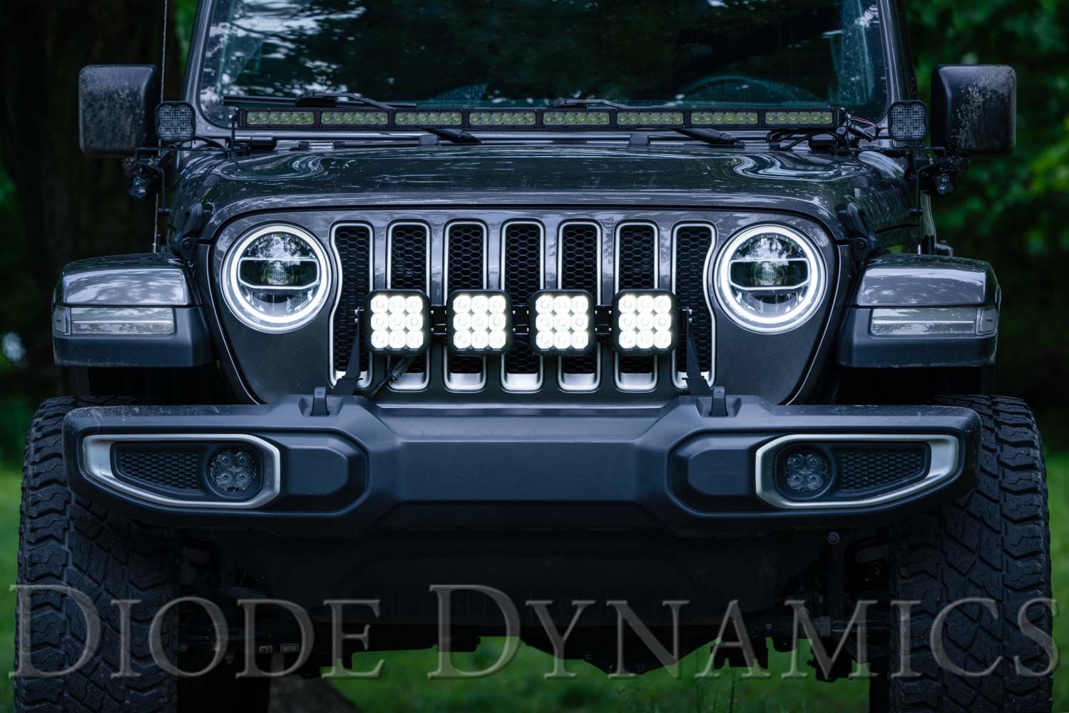 DIODE DYNAMICS | Jeep Gladiator 2020-2025 SS5 Grille CrossLink Lightbar Kit