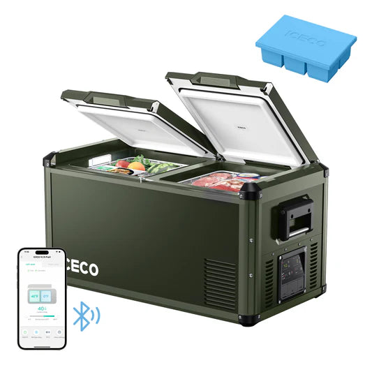 ICECO | 79.2QT VL75ProD 12V Heavy Duty Fridge Freezer With Ice Tray