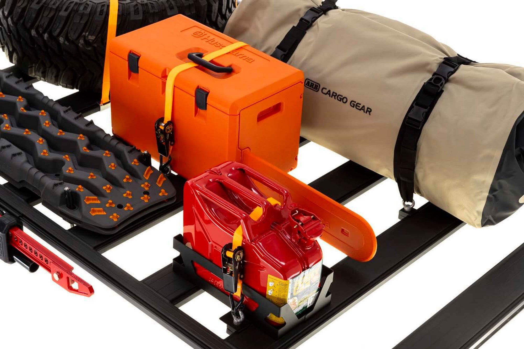 ARB 4X4 | Base Rack Single Horizontal Jerry Can Holder (1780330)