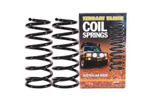 TERRAIN TAMER | Land Cruiser 200 Series GRJ200 & UZJ200 & VDJ200 With KDSS From 8/2007 Rear Coil Spring Raised Height 0.5" 660lb - 1.100,00lb Extra Heavy Duty (TTCS-2220)