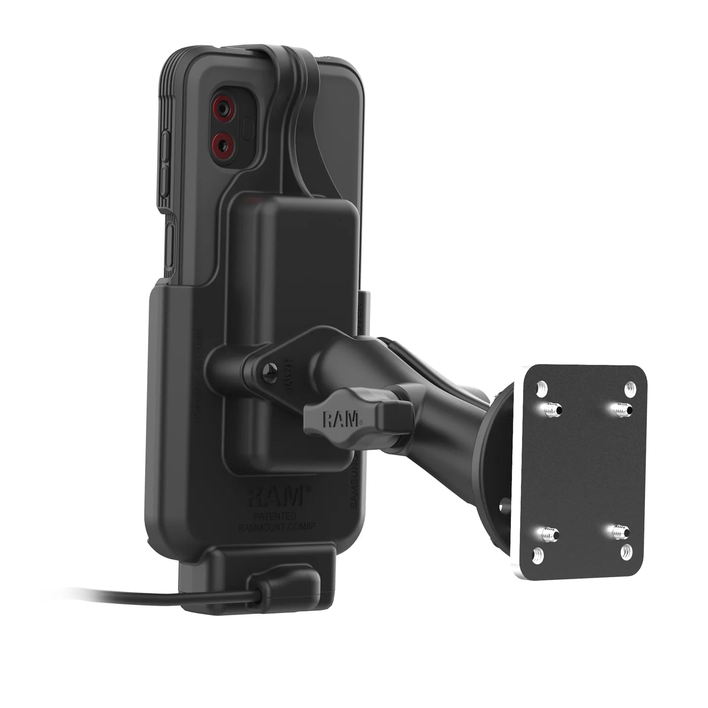 RAM MOUNTS | RAM EZ-Roll'r Dock & Dashboard Mount for Samsung XCover7 Pro & 6 Pro