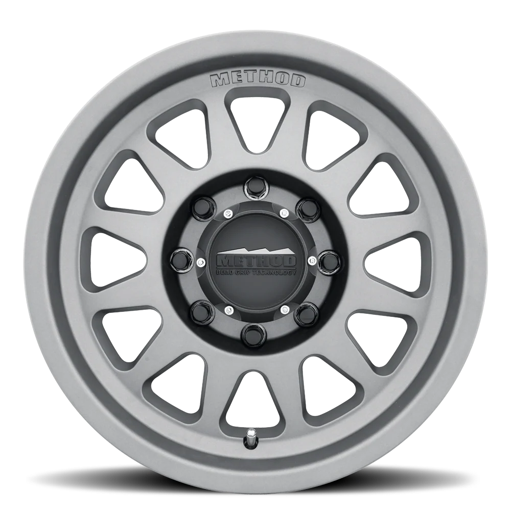 METHOD RACE WHEELS | 704 HD Titanium Heavy Duty Bead Grip Single Wheel (MR70479080818H)