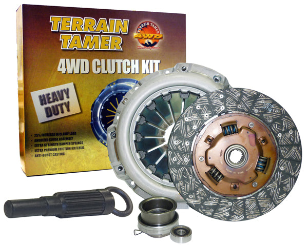 TERRAIN TAMER | Land Cruiser FJ45 HD Clutch Kit - Spigot Bearings Diaphragm Pressure Plate 2F Petrol (TTCK6009HP)