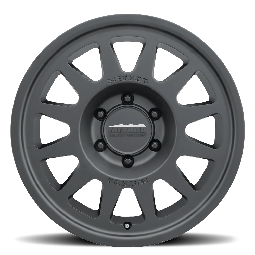 METHOD RACE WHEELS | 703 HD Matte Black Heavy Duty Bead Grip Single Wheel (MR70389093540H)
